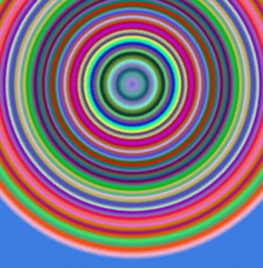 Renkli dairelere sahip soyut arkaplan 