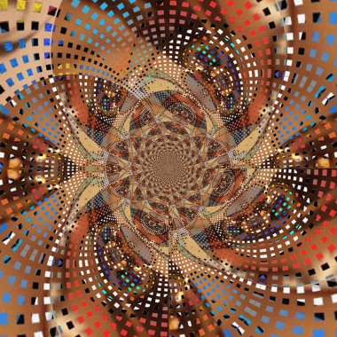 dijital soyut fraktal arkaplan