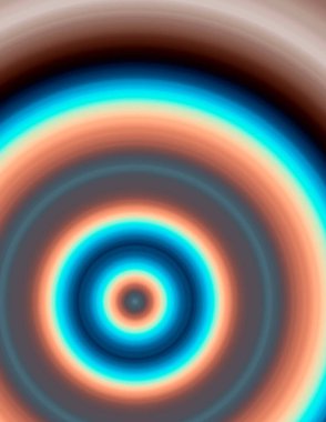 Renkli dairelere sahip soyut arkaplan 