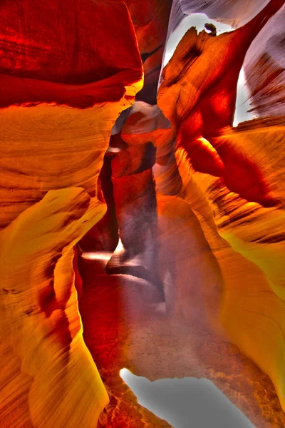 Ландшафтний Образ Каньйону Антилопа Яскравих Кольорах Прекрасна Природа — стокове фото