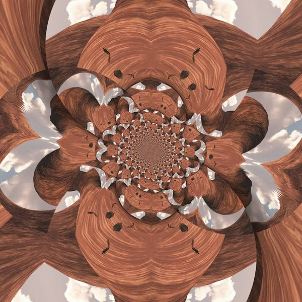 Digitale Abstracte Fractal Achtergrond — Stockfoto