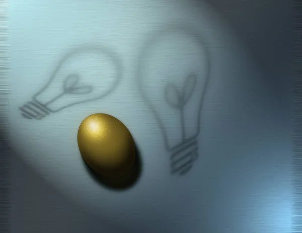 Golden Egg Background Close — Stock Photo, Image