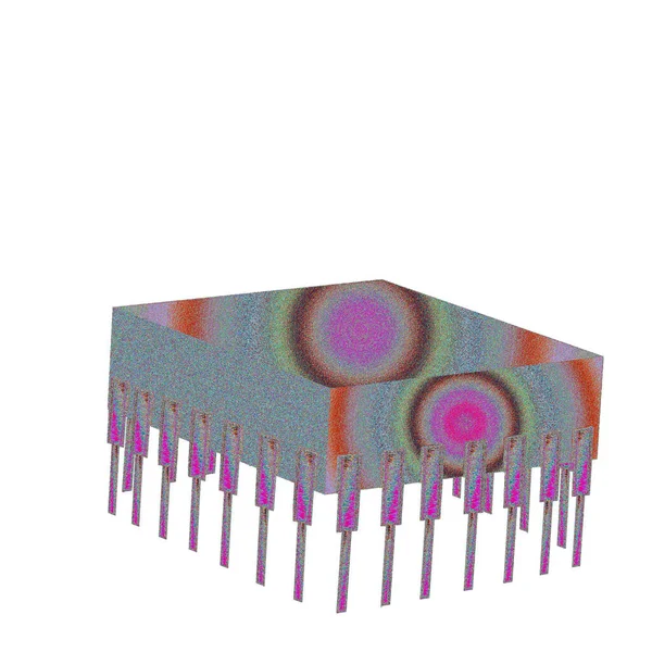Primer Plano Microchip —  Fotos de Stock