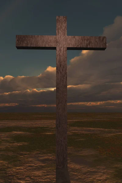 Crucifixion Concept Faith — Zdjęcie stockowe