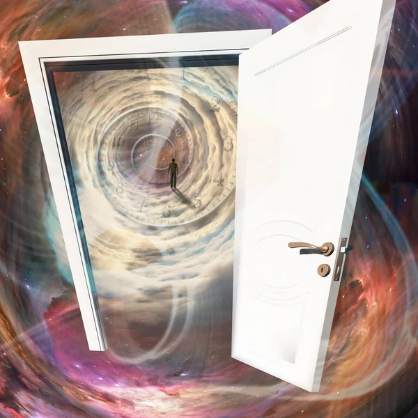 Abstract Surrealistic Space Illustration — Stock Photo, Image