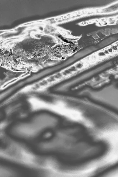 Close Shot Dollars Bill Background — Stockfoto