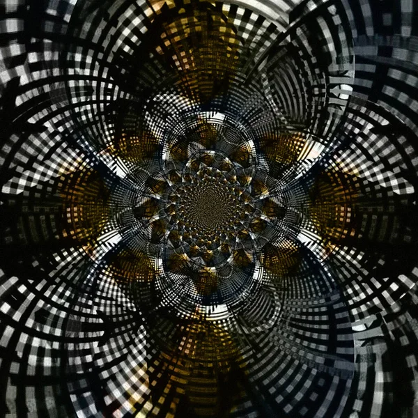 Abstract Digital Fractal Background Pattern — Fotografia de Stock