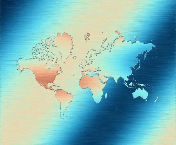 Background Texture World Map — Stock Photo, Image