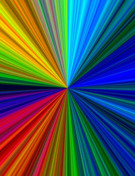 Radial Rays Abstract Colorful Background — Stock Photo, Image