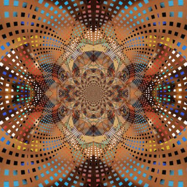 dijital soyut fraktal arkaplan