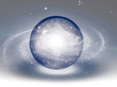 Cam küredeki yıldız girdabı.