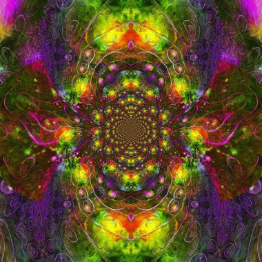 dijital soyut fraktal arkaplan