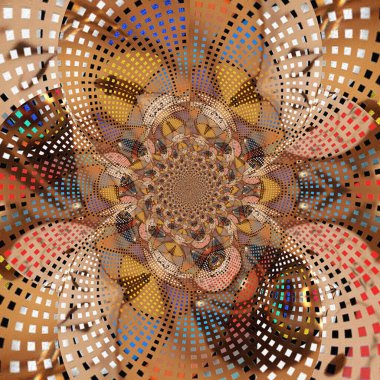 dijital soyut fraktal arkaplan