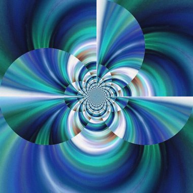 Soyut fraktal arka plan. 3B görüntüleme. 