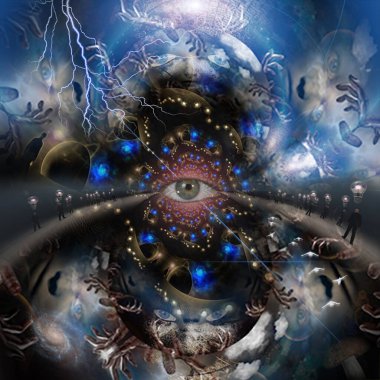 Kavramsal Modern Fütürist Soyut Renk Arkaplanı