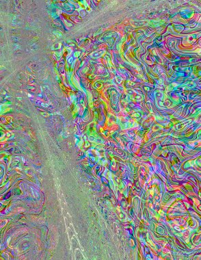 Soyut dijital dalgalar. Modern sanat.