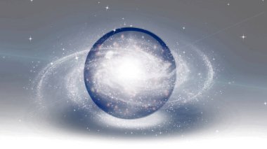 Cam küredeki yıldız girdabı.