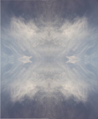 Soyut kaleydoskopik bulutlar. 3d oluşturma.