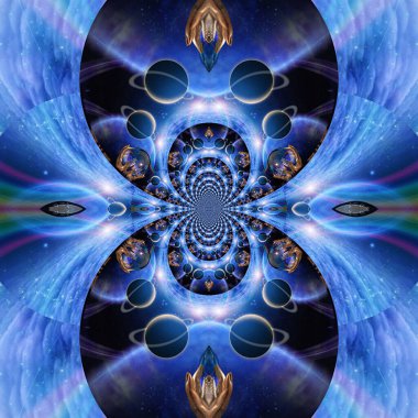 abstract digital pattern, beautiful background, illustration