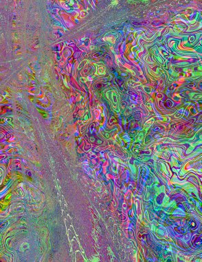 Soyut dijital dalgalar. Modern sanat.