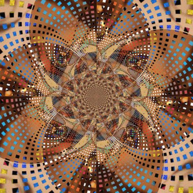 dijital soyut fraktal arkaplan