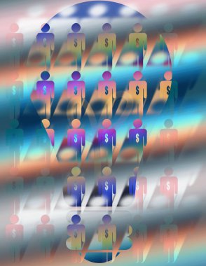 İnsanlarla sosyal ağ kavramı