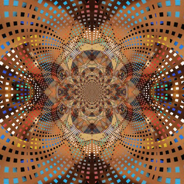 dijital soyut fraktal arkaplan