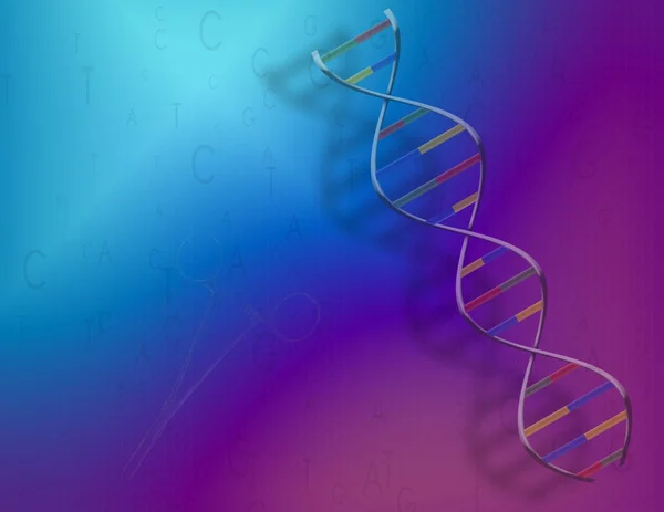 Dna Abstract Colorful Background View — Fotografia de Stock