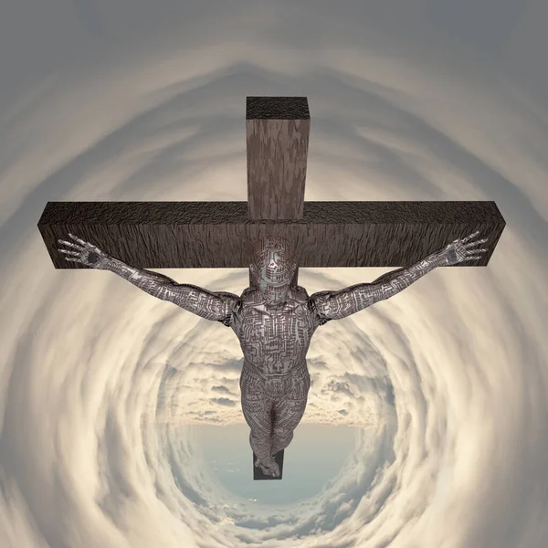 Crucifixion Concept Faith — Stock Fotó