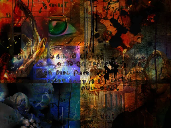 Bulutlu gökyüzünde okyanus dalgalı maske