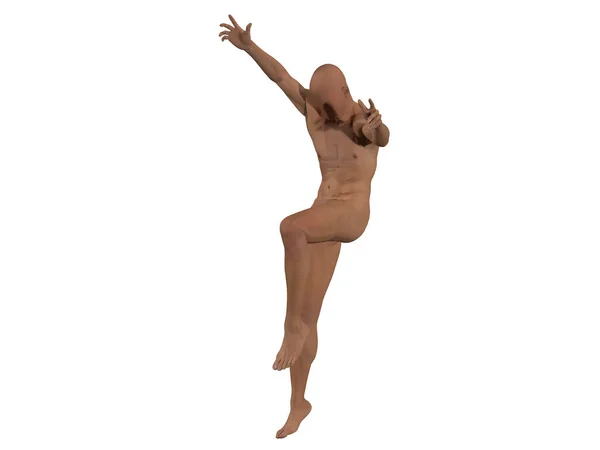 Render Beautiful Figure Female Body — Stockfoto