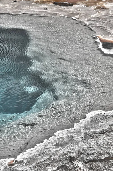 Yellowstone Ulusal Parkı Abd Bahar Siyah Beyaz Resim — Stok fotoğraf