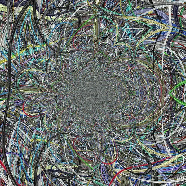 Abstract Digital Pattern Beautiful Background Illustration — Photo
