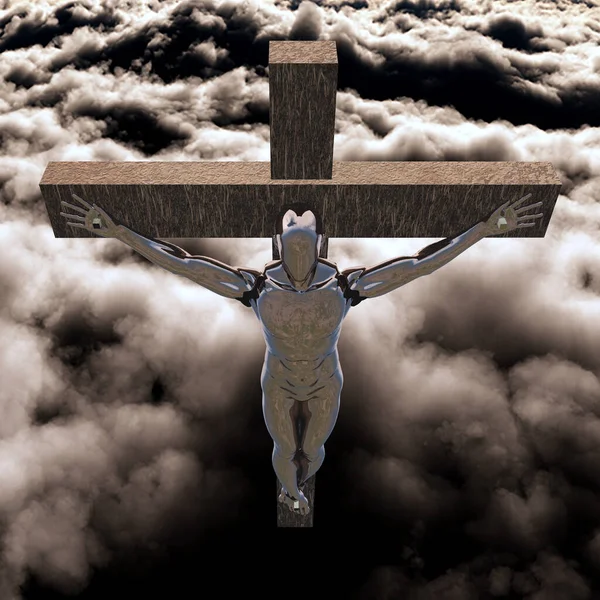 Crucifixion Concept Foi — Photo