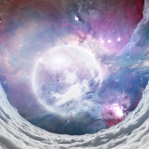 Beautiful Galaxy Space Elements Image Furnished Nasa — Foto de Stock