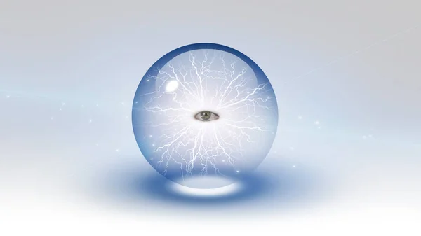 Eye Bubble Rendering — Stock Photo, Image