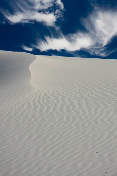 View Beautiful Desert Cloudy Sky — 스톡 사진