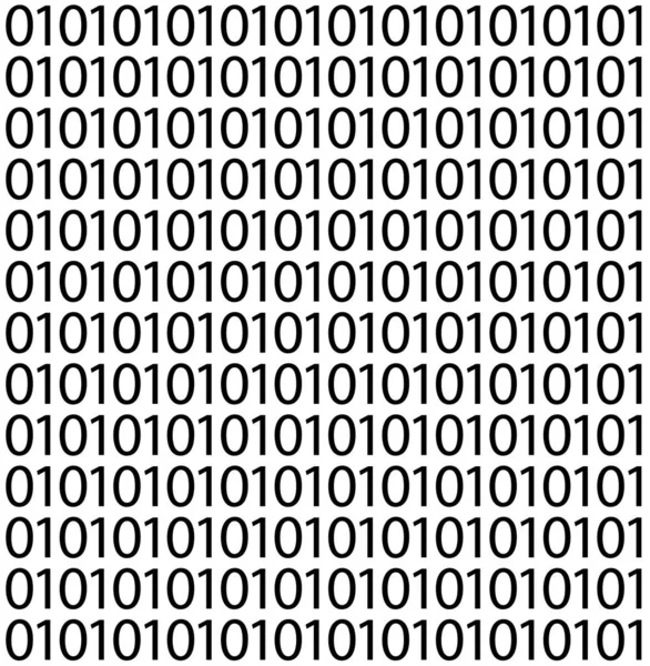 Бесшовный Бинарный Код Цифровой Дизайн — стоковое фото