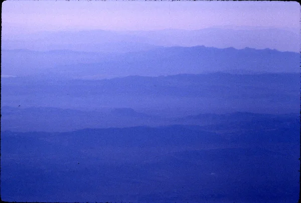 Vue Sur Les Montagnes Brumeuses — Photo