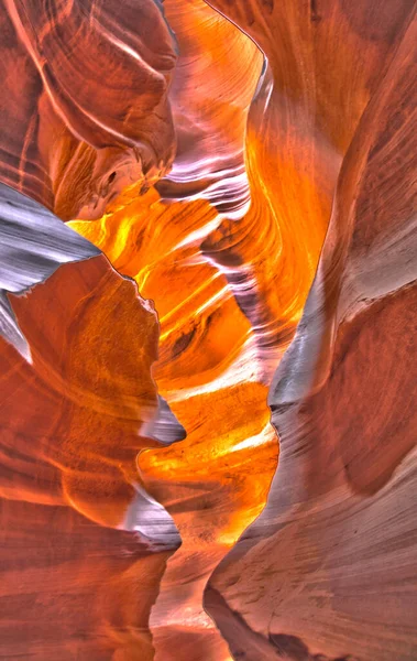 Imagem Paisagem Cânion Antílope Cores Vibrantes Bela Natureza — Fotografia de Stock