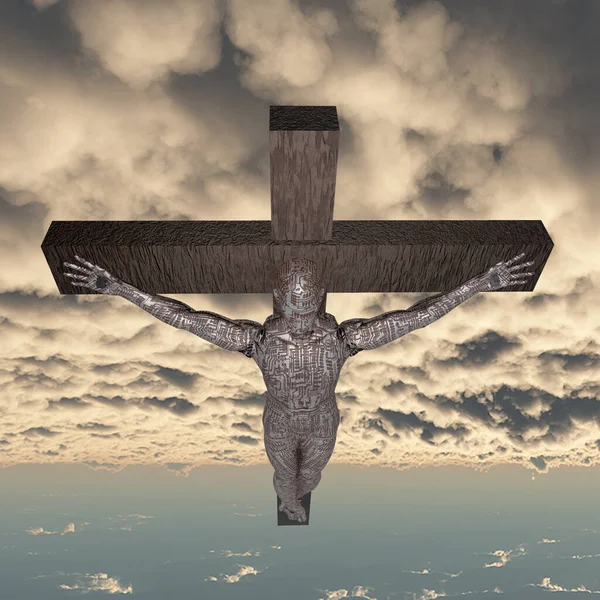 Crucifixion Concept Faith — Zdjęcie stockowe