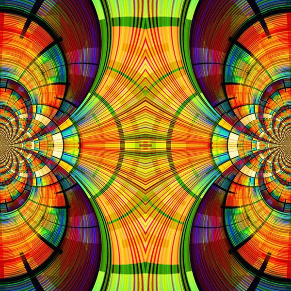 Fundo Fractal Colorido Abstrato Para Seu Design Criativo — Fotografia de Stock