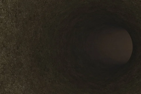 Toprak Duvarlı Soyut Tünel — Stok fotoğraf
