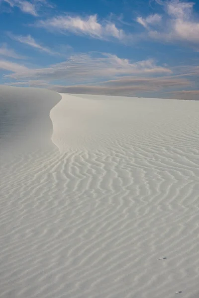 View Beautiful Desert Cloudy Sky — Foto Stock