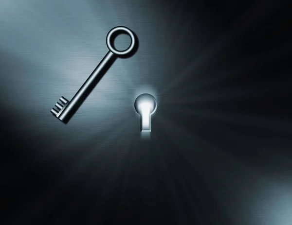 Anahtar Anahtar Deliği Oluşturma — Stok fotoğraf