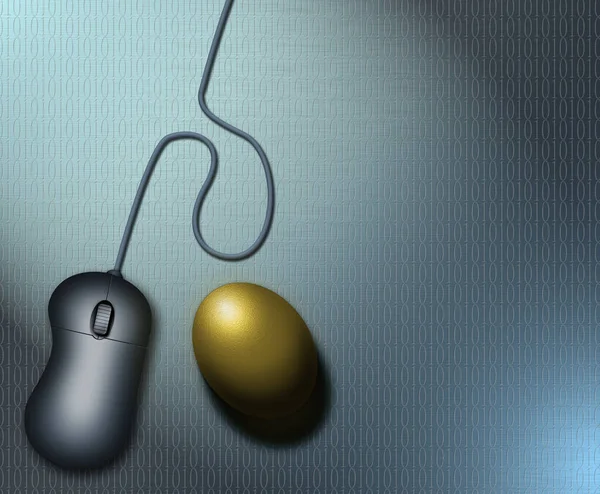 Digital Abstract Background Computer Mouse — Fotografia de Stock