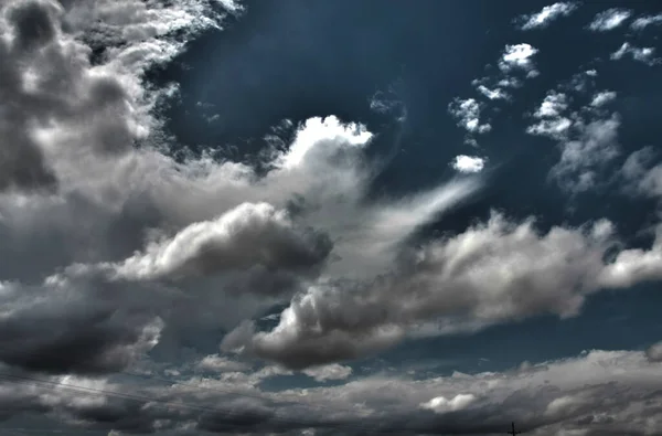 Фото Облаков Голубом Небе — стоковое фото