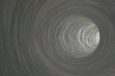 Soyut renkli bir tünel. 3d oluşturma.