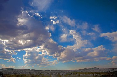 Bulutlu güzel gökyüzü 