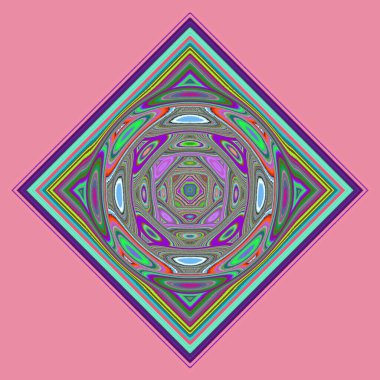 Yıldız patlaması ile renkli soyut arkaplan